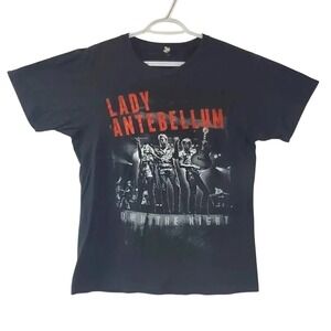 Lady Antebellum Own The Night 2012 Tour Band T Shirt Mens Medium Black
